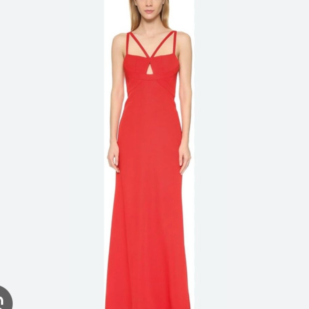 Stunning BCBGMaxAzria Red Maxi Gown